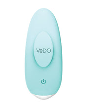 VeDO Niki Rechargeable Panty Vibe - Tease Me Turquoise
