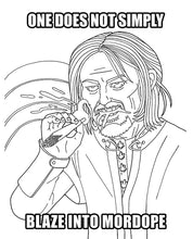 Wood Rocket The Lord of the Smoke Rings Coloring Book