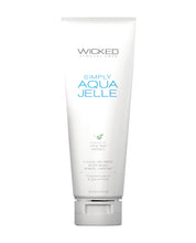 Wicked Sensual Care Simply Aqua Jelle Waterbased Lubricant - 4 oz