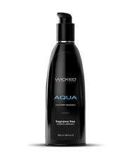 Wicked Sensual Care Aqua Waterbased Lubricant - 8.5 oz Fragrance Free