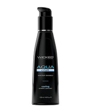 Wicked Sensual Care Aqua Chill Water Based Cooling Lubricant - 4 oz