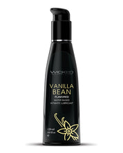 Wicked Sensual Care Aqua Waterbased Lubricant - 4 oz Vanilla Bean