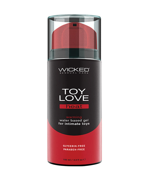 Wicked Sensual Care Toy Love Heat Water Based Warming Lubricant - 3.3 oz