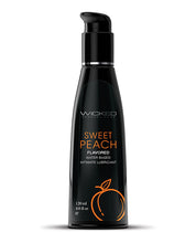 Wicked Sensual Care Waterbased Lubricant - 4 oz Sweet Peach