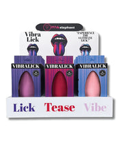 VibraLick Display 15 pcs - Magenta, Light Pink and Lavender