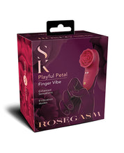 Secret Kisses Rosegasm Playful Petal Finger Vibe - Red