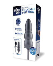 Size Up 5.5 Inch Ripple Inflatable Butt Plug