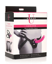 Strap U Navigator Silicone G Spot Dildo w/Harness