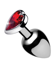 Booty Sparks Red Heart Gem - Large Anal Plug
