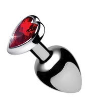 Booty Sparks Red Heart Gem - Medium Anal Plug