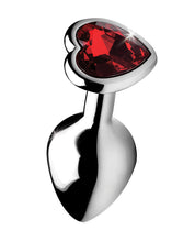 Booty Sparks Red Heart Gem - Medium Anal Plug