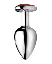 Booty Sparks Red Heart Gem - Medium Anal Plug