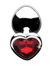Booty Sparks Red Heart Gem - Medium Anal Plug