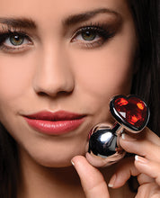 Booty Sparks Red Heart Gem - Medium Anal Plug