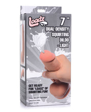 Loadz 7' Dual Density Squirting Dildo - Light