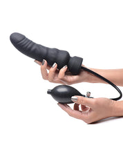 Master Series Dick-Spand Inflatable Silicone Dildo