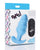 Bang! 21X Vibrating Butt Plug w/Remote Control - Blue