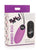 Bang! 28X Ribbed Silicone Egg w/Remote Control - Purple