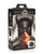 Master Series Dungeon Demon Bondage Hood w/Horns - Black