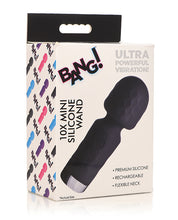 Bang! 10X Mini Silicone Wand - Black