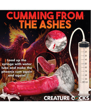 Creature Cocks Resurrector Phoenix Squirting Silicone Dildo - Red/White