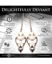 Master Series Primal Spiked Clover Nipple Clamps