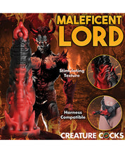 Creature Cocks Mephisto Silicone Dildo - Black/Red