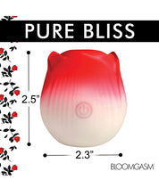 Bloomgasm Pulsing Petals Throbbing Rose Stimulator - Red