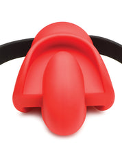 Master Series Gag Order Extreme Silicone Ball Gage - Red/Black