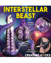 Creature Cocks Astropus Tentacle Silicone Dildo - Purple/White
