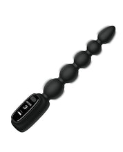 Bang! Digital Silicone Anal Beads - Black