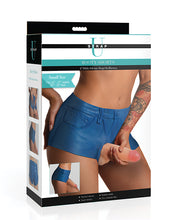 Strap U Booty Shorts 6' Silicone Dildo Strap-On Harness - Small