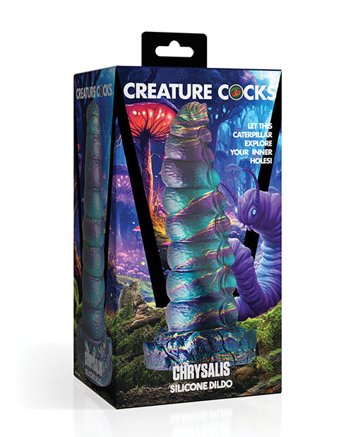 Creature Cocks Chrysalis Silicone Dildo - Multi Color