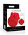 Lickgasm Sweet Kiss Kissing & Vibrating Clitoral Stimulator - Red
