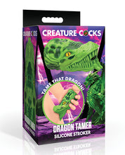 Creature Cocks Dragon Tamer Silicone Stroker - Green