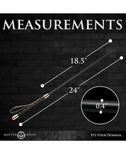 Master Series Sinful Impact Cane - Black/Gold