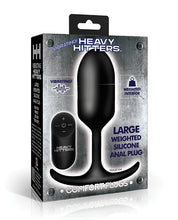 Heavy Hitters - Vibrating Weighted Silicone Anal Plug - Large
