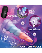 Creature Cocks - Deluxe Dream Rider Vibrating Unicorn Silicone Dildo