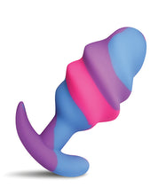Creature Cocks - Unicorn Swirl Silicone Butt Plug - Large