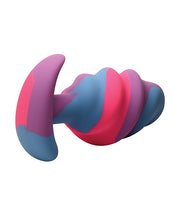 Creature Cocks - Unicorn Swirl Silicone Butt Plug - Large