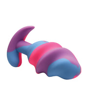 Creature Cocks - Unicorn Swirl Silicone Butt Plug - Large