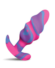 Creature Cocks - Unicorn Swirl Silicone Butt Plug - Medium