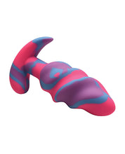Creature Cocks - Unicorn Swirl Silicone Butt Plug - Medium