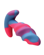 Creature Cocks - Unicorn Swirl Silicone Butt Plug - Small