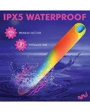 Bang! Rainbow Silicone Vibrator