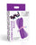 Bang! Tapered Flexible Silicone Bullet - Purple
