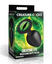 Creature Eye Green Eye Silicone Butt Plug - Medium