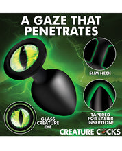 Creature Eye Green Eye Silicone Butt Plug - Medium