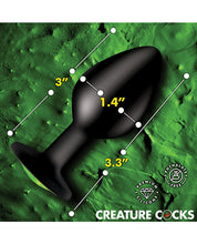 Creature Eye Green Eye Silicone Butt Plug - Medium