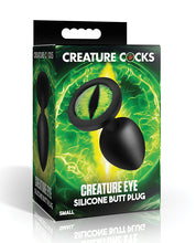 Creature Eye Green Eye Silicone Butt Plug - Small